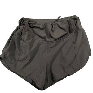 Athleta Running Free Short 3.5 Black Athletic Shorts Women's XS Zipper Pocket‎